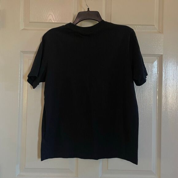 Nike Large Original Tee Short Sleeve Crew Neck Black White - Picture 5 of 6
